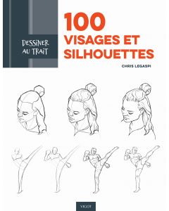 Dessiner au trait 100 visages et silhouettes