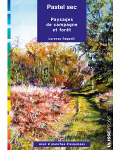 Pastel sec : paysages campagne forêt